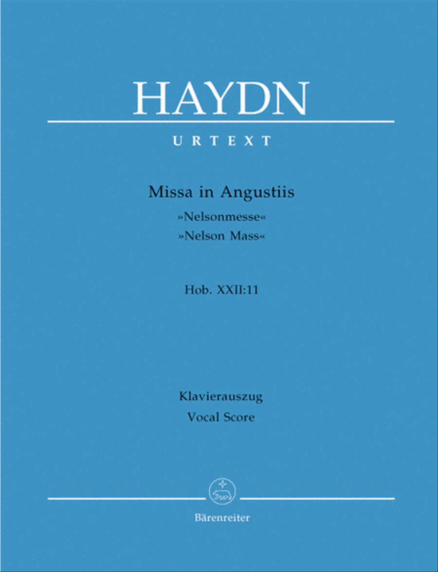 Missa in angustiis Hob.XXII:11 'Nelson Mass' 4-Part scores gallery preview page 1
