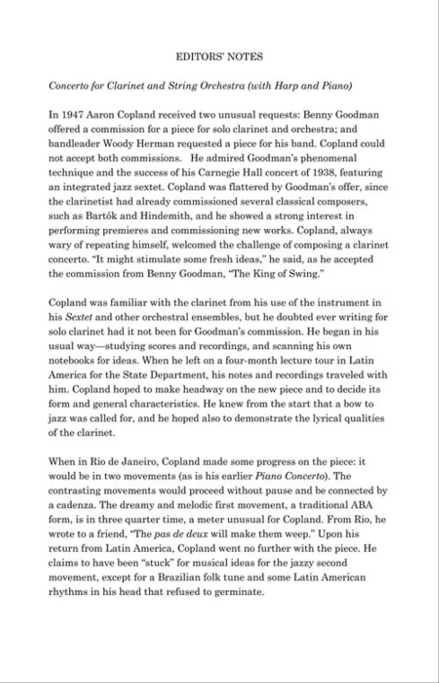 Concerto for Clarinet – New Edition Orchestra scores gallery preview page 4