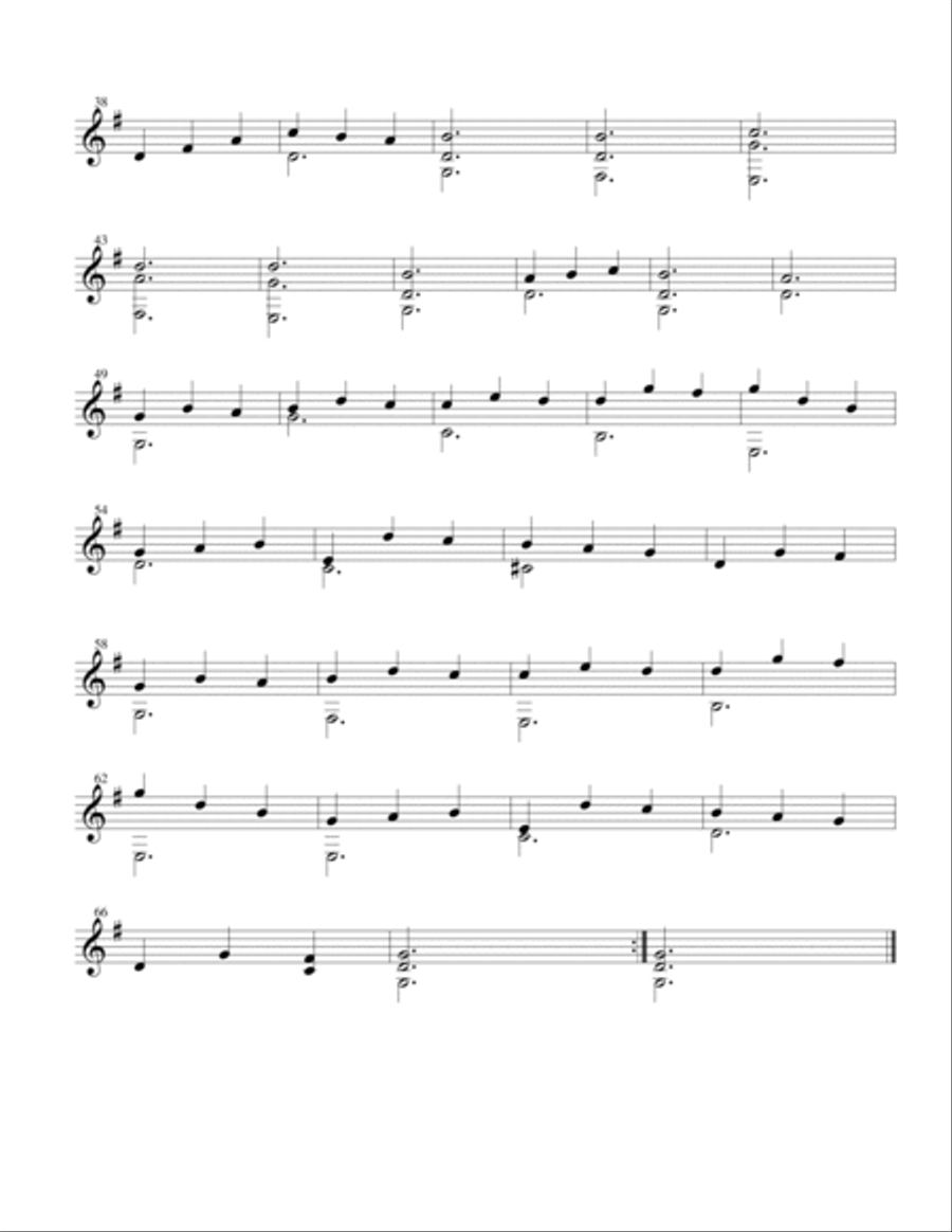 J.S. Bach J.S. Bach Classical Guitar scores gallery preview page 4