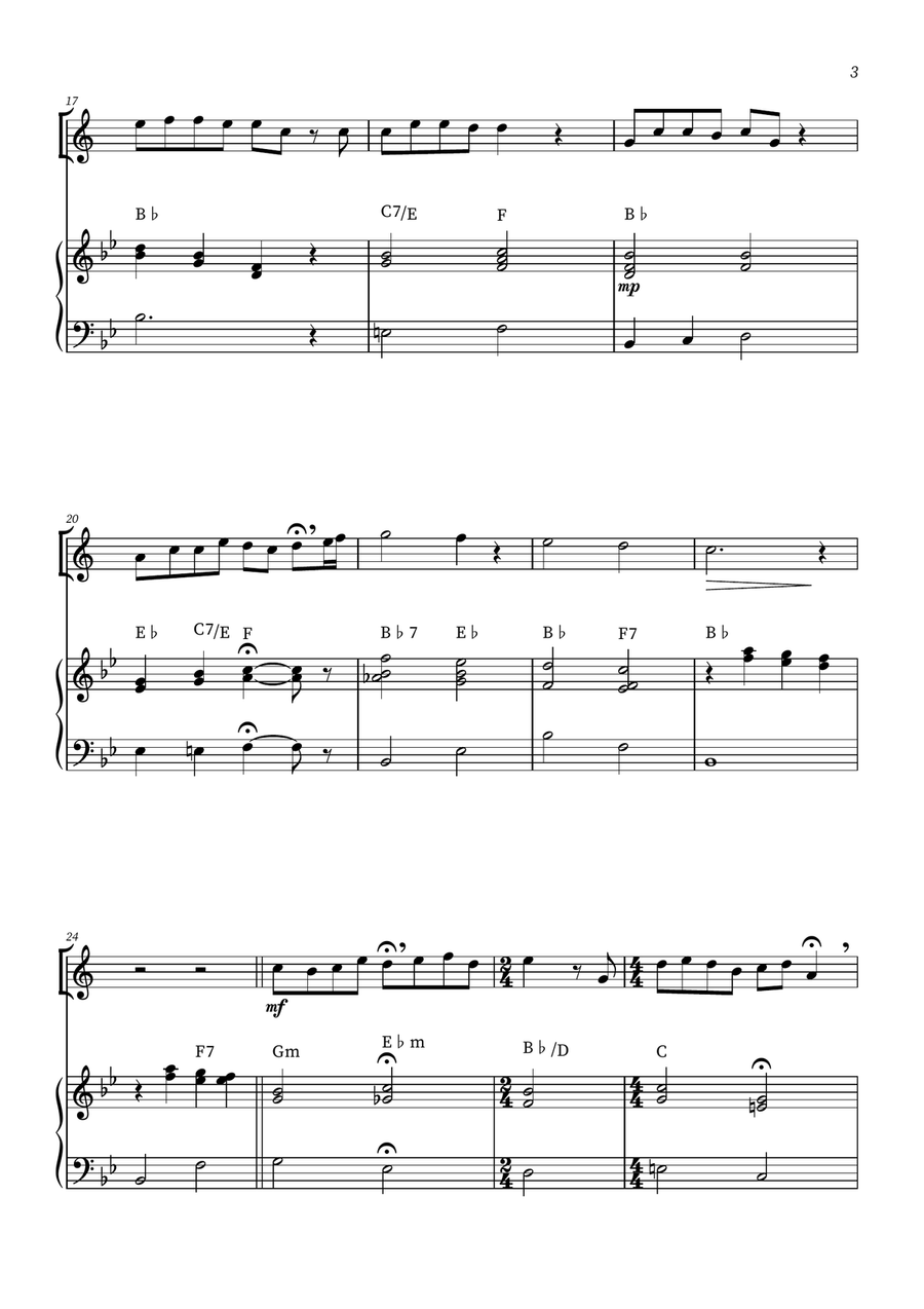 When She Loved Me Tenor Saxophone scores gallery preview page 3