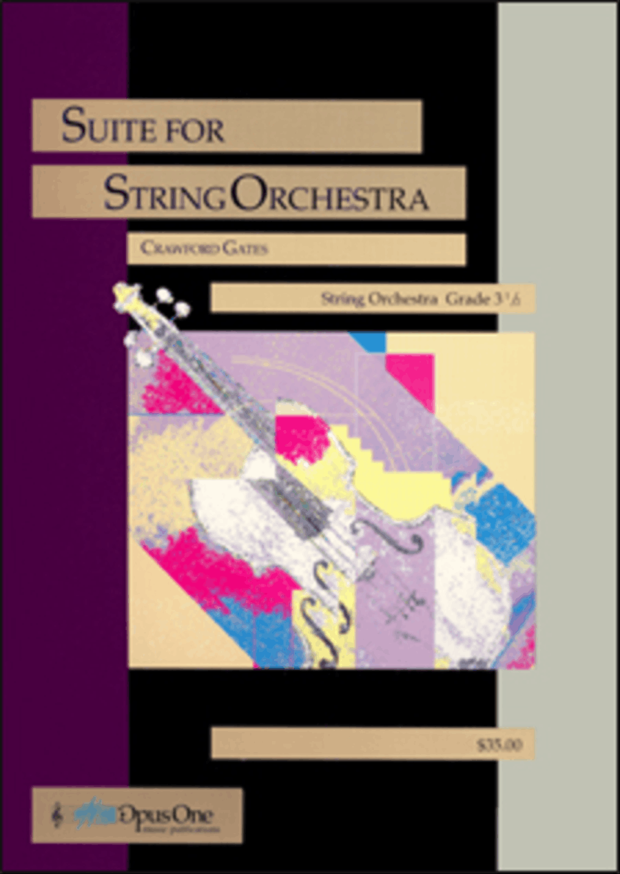 Suite For String Orchestra String Orchestra scores gallery preview page 1