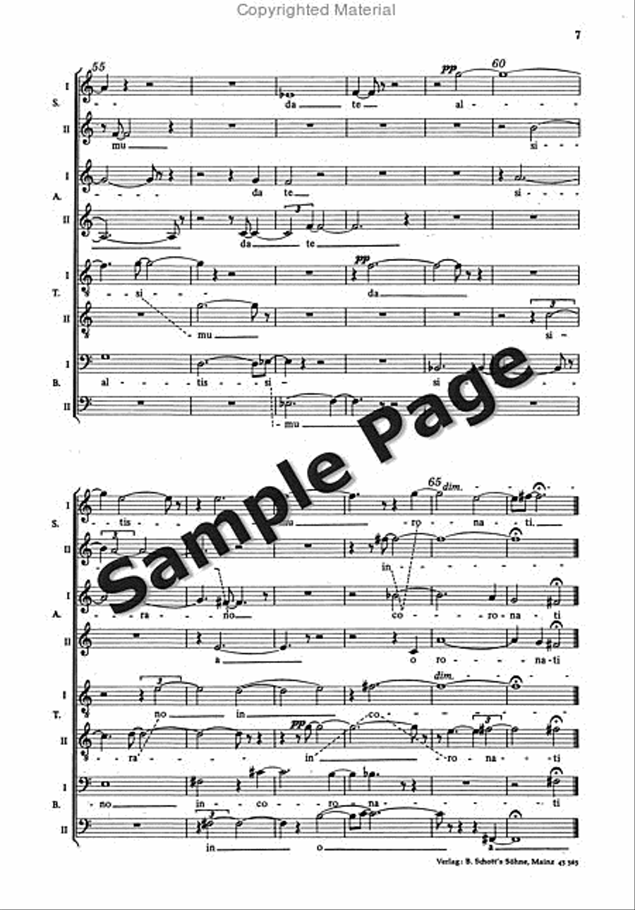 Killmayer Laudatu I Sc SSAATTBB scores gallery preview page 8