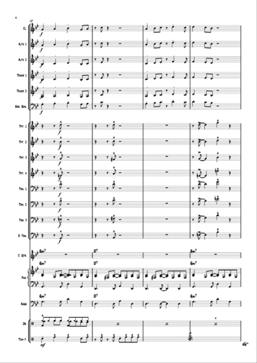 Sal Tico Jazz Ensemble scores gallery preview page 5