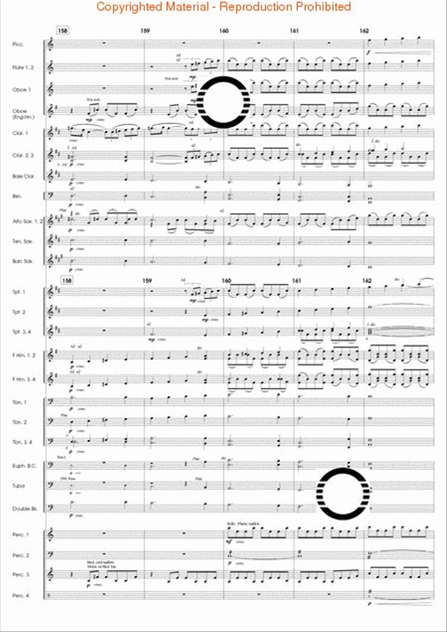 The Eagle's Flight Concert Band scores gallery preview page 32