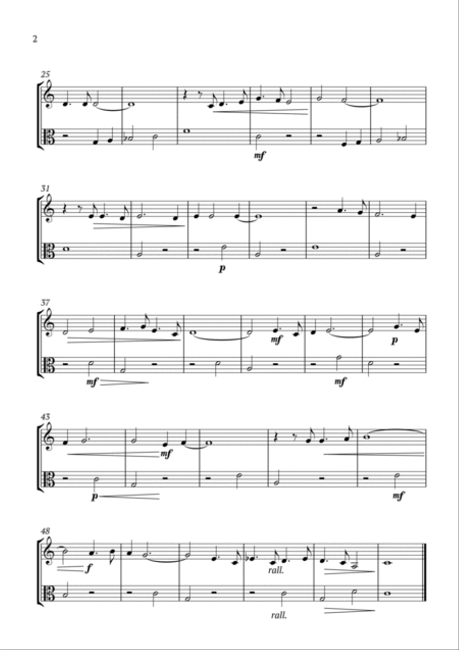 He's A Tramp String Duet scores gallery preview page 2
