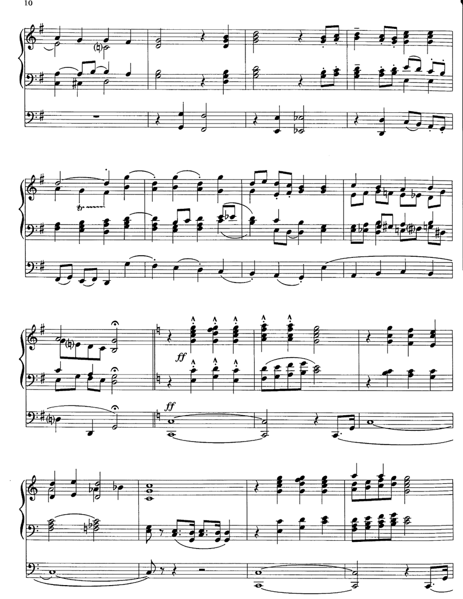 Now Thank We All Our God Piano scores gallery preview page 3