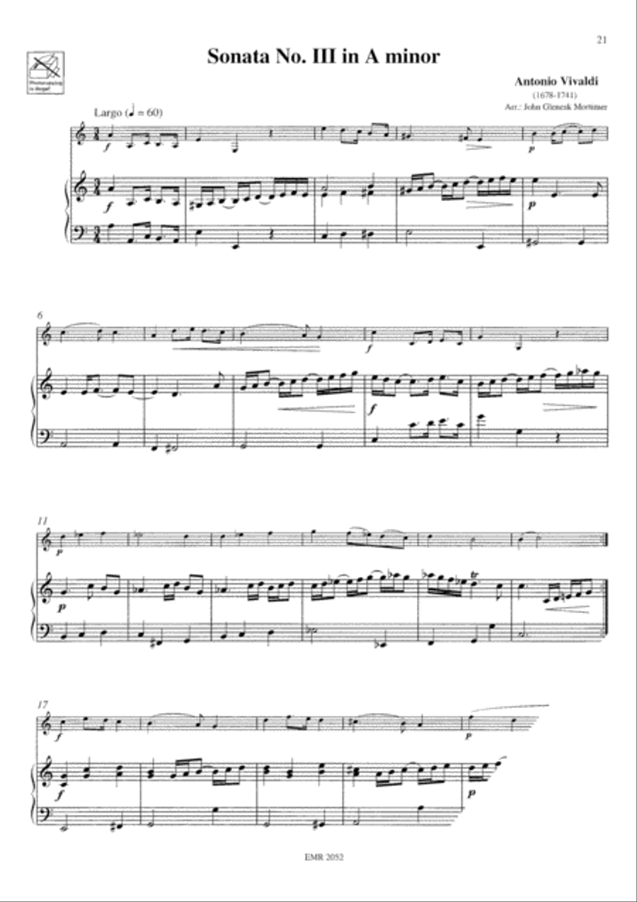 6 Sonatas Organ scores gallery preview page 5
