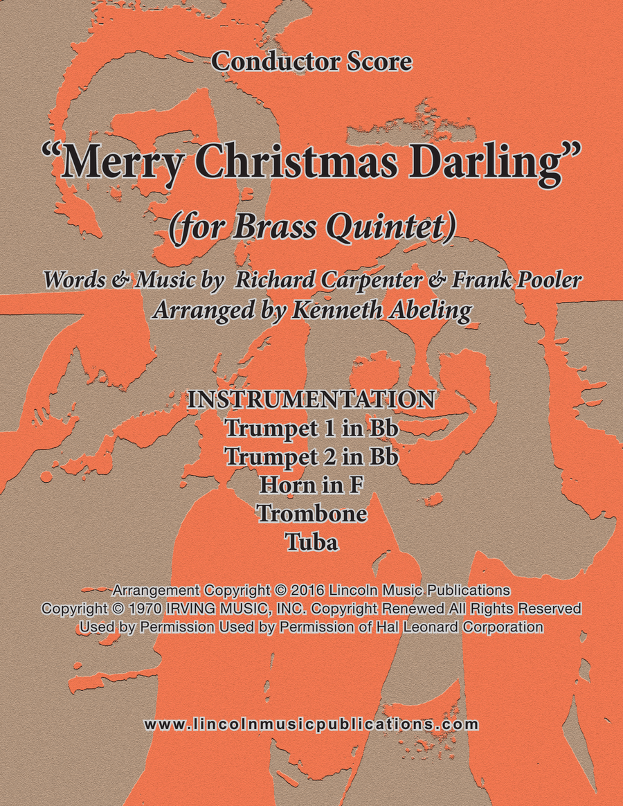Merry Christmas, Darling Brass Ensemble scores gallery preview page 1