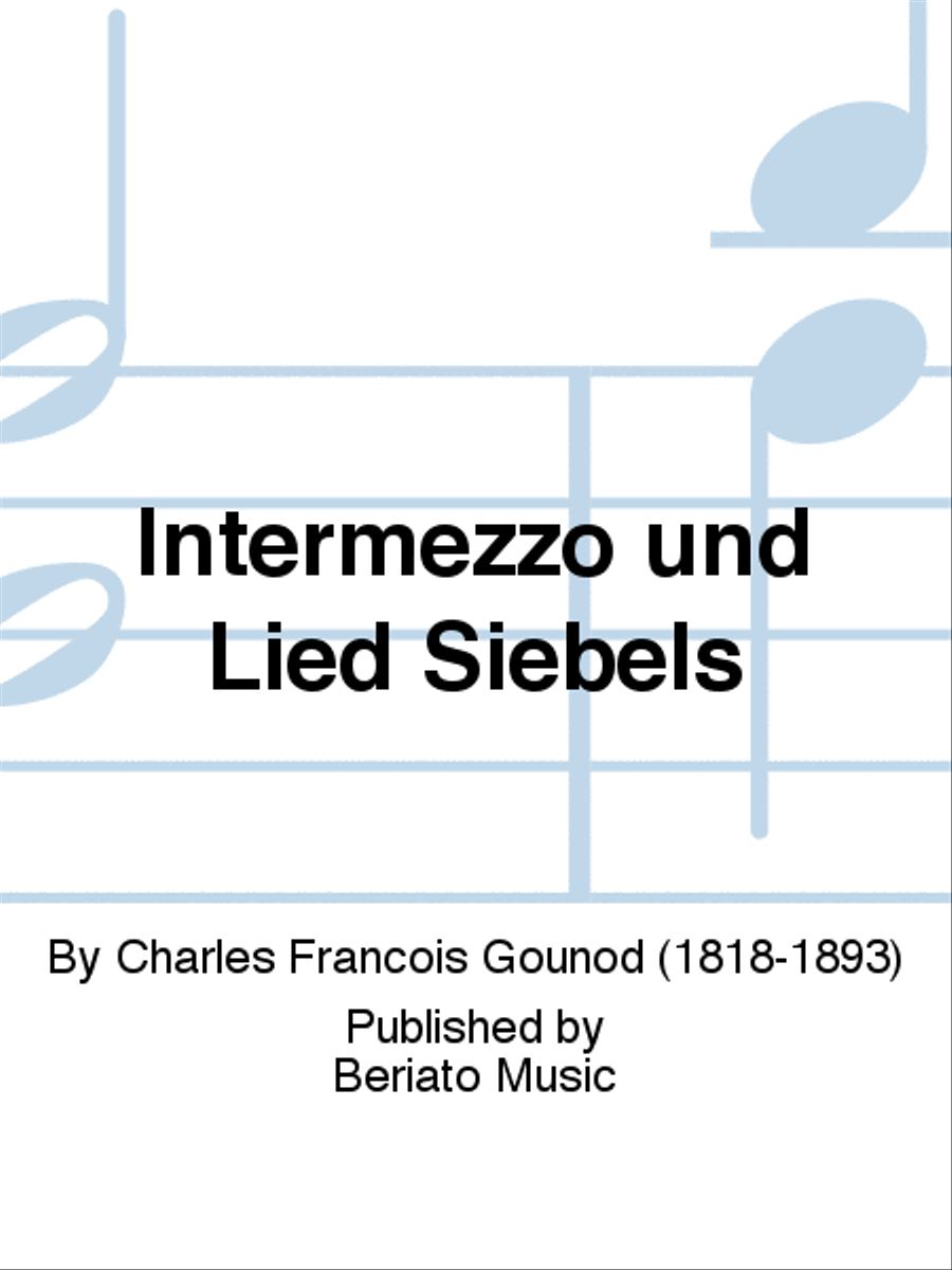 Intermezzo und Lied Siebels Soprano Voice scores gallery preview page 1