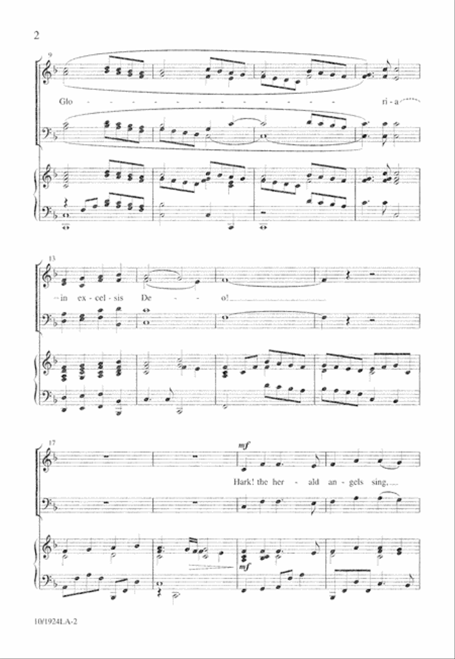 Songs of the Angels 4-Part scores gallery preview page 2