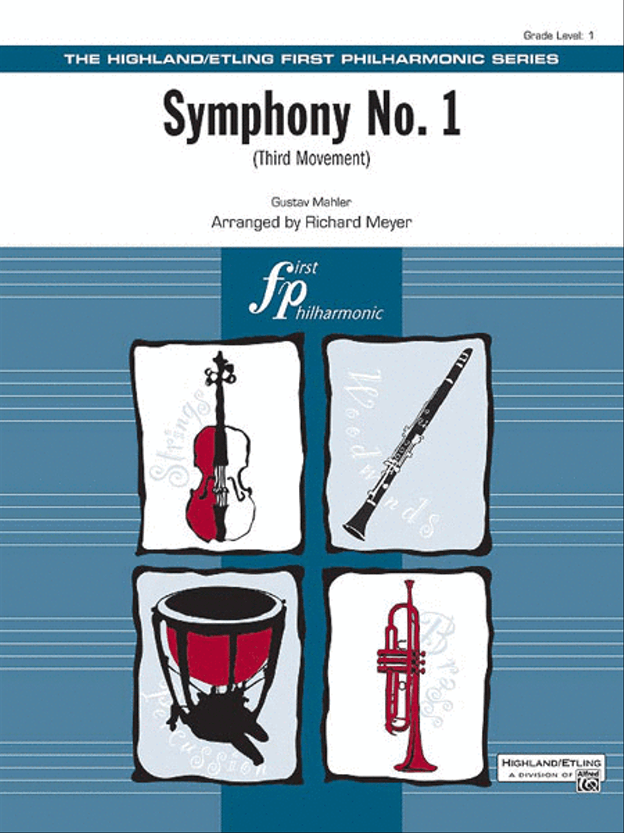 Symphony No. 1, 3rd Movement Full Orchestra scores gallery preview page 1