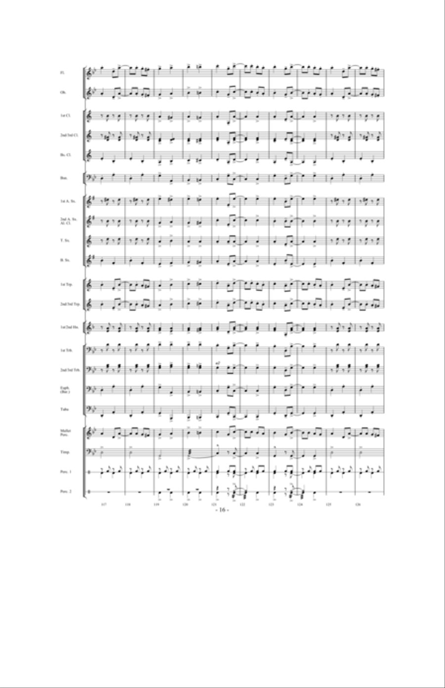 Gypsy Caravan Concert Band scores gallery preview page 15