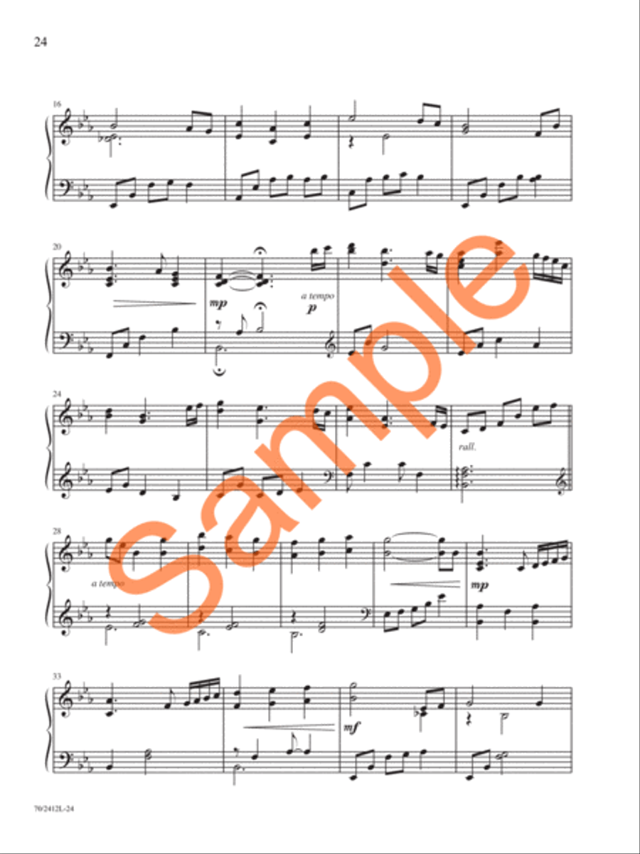 The Church Pianist's Library, Vol. 32 Piano Solo scores gallery preview page 16