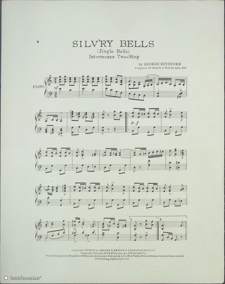 Silv'ry Bells (Jingle Bells) Intermezzo Two-Step