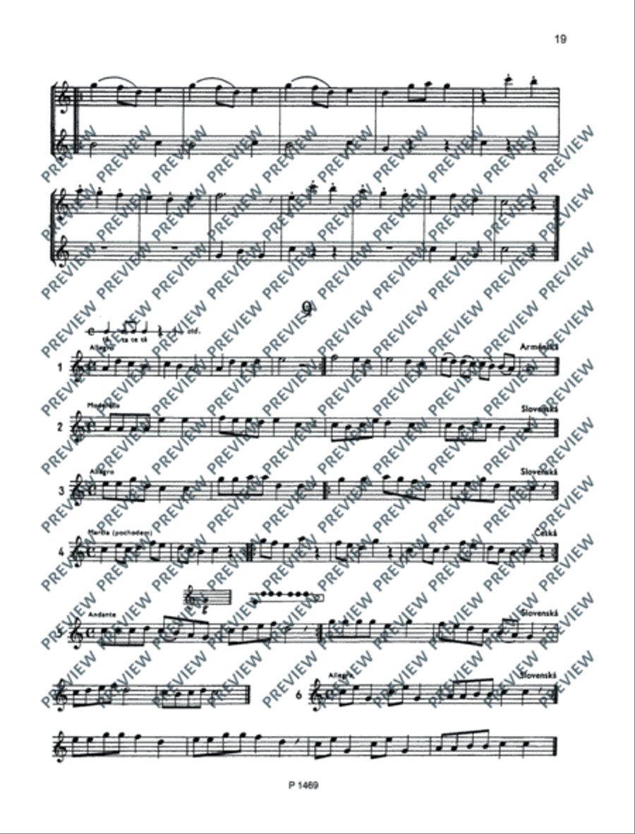 School for Treble Recorder Alto Recorder scores gallery preview page 20