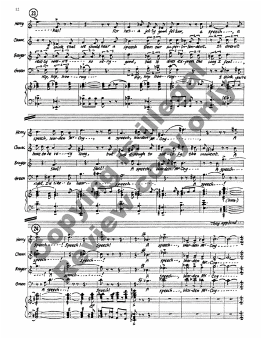 The System Choir scores gallery preview page 12