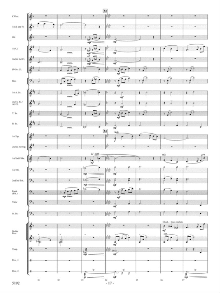 Main Street Celebration Concert Band scores gallery preview page 16