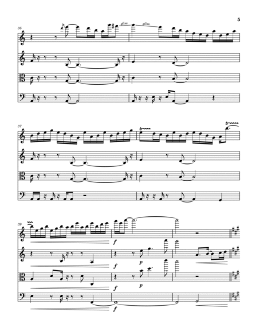 Lenore String Quartet scores gallery preview page 6