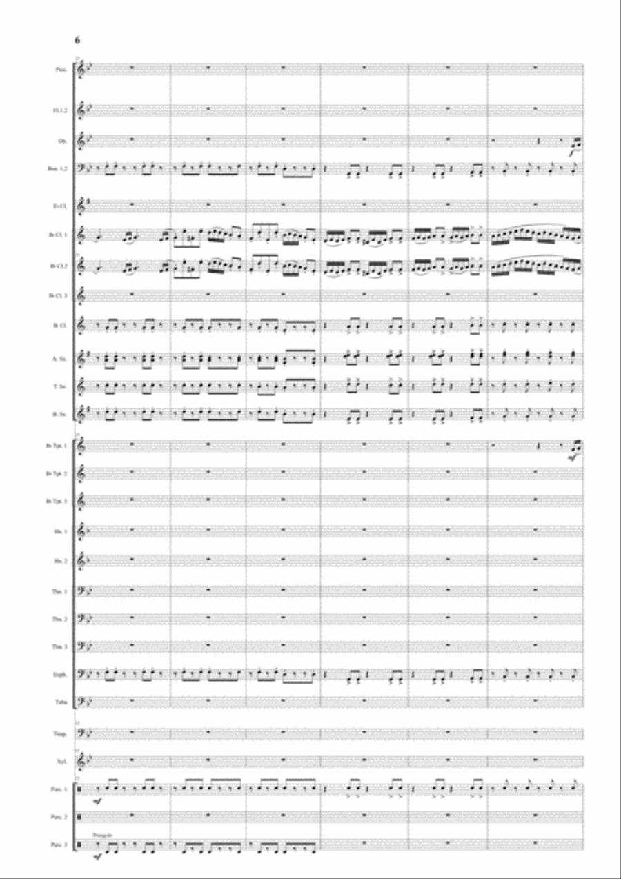 BEIJING BEIJING Concert Band scores gallery preview page 6