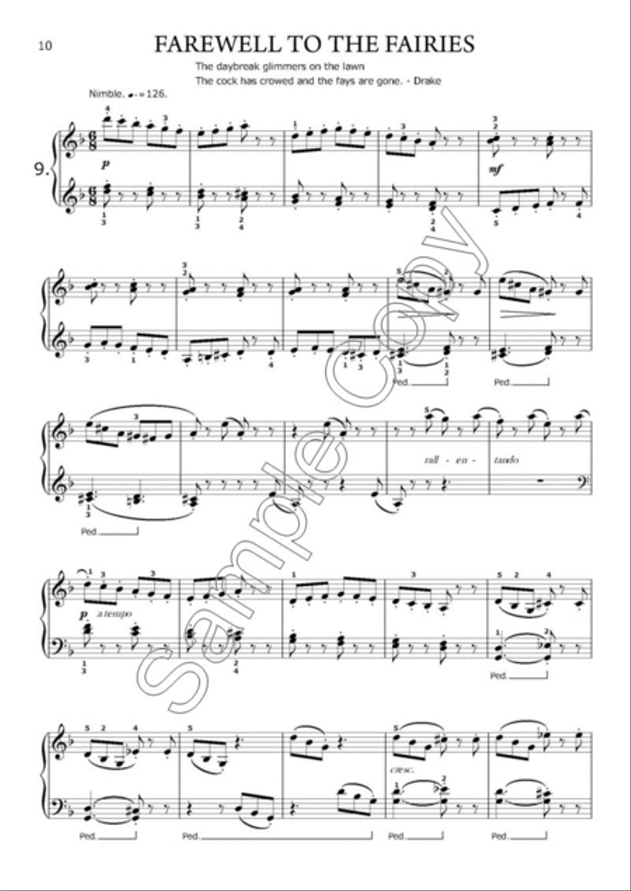 Forest Fantasies Piano Solo scores gallery preview page 4