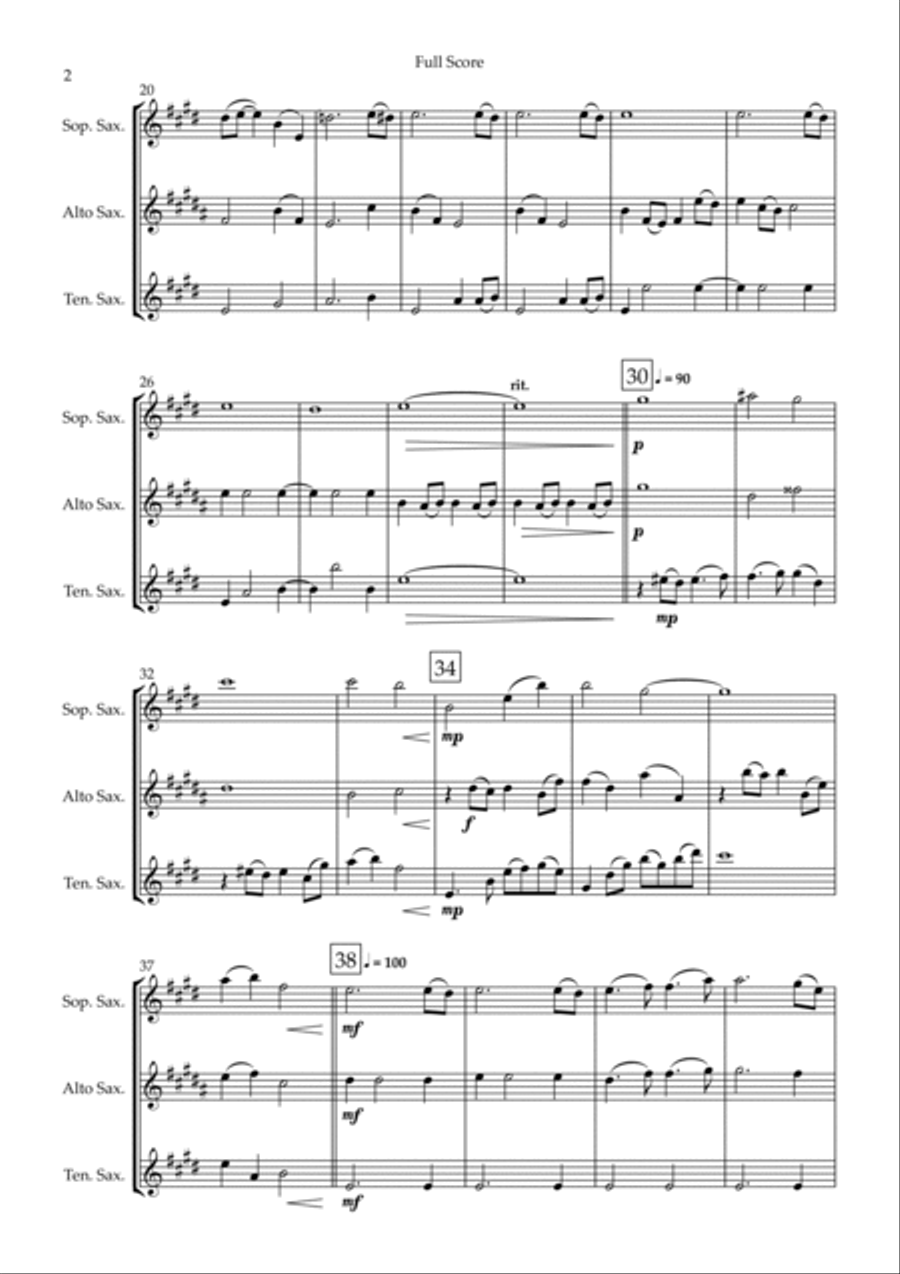 Jurassic Park Iii Woodwind Trio scores gallery preview page 2
