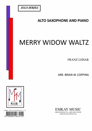 Book cover for MERRY WIDOW WALTZ – ALTO SAXOPHONE & PIANO
