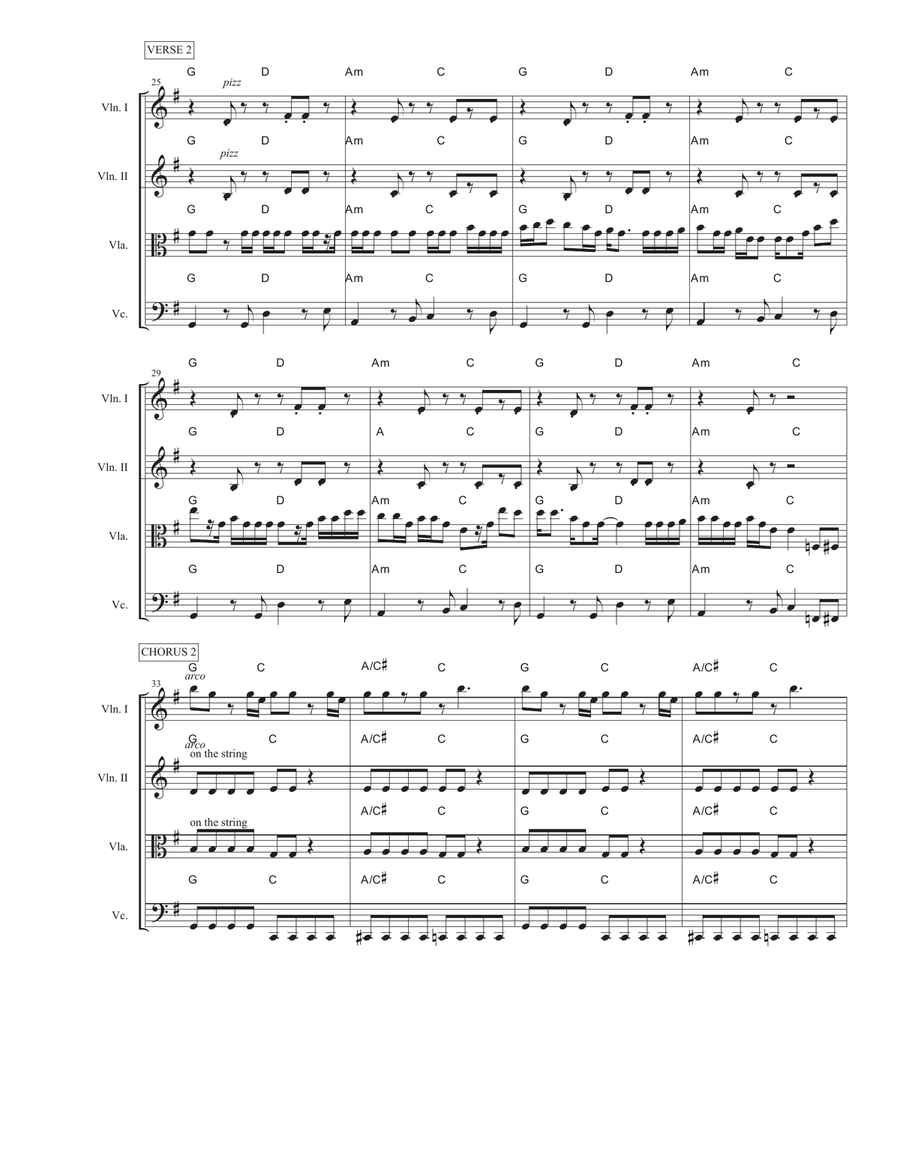 All Star All Star String Quartet scores gallery preview page 3