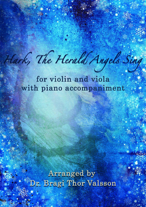 Hark, The Herald Angels Sing - Violin and Viola with Piano accompaniment