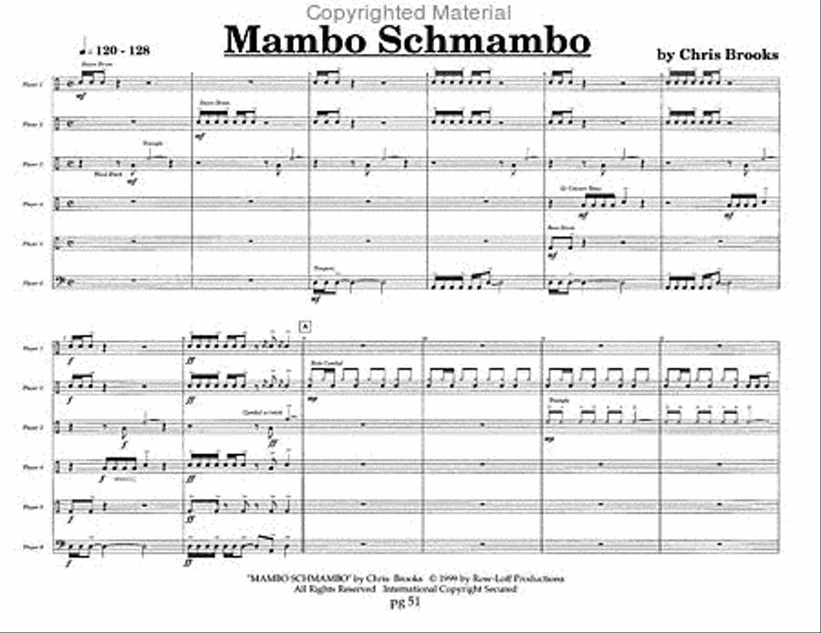 Rhythmsicles - 8 Ensembles for 6 Young Percussionists Percussion Ensemble scores gallery preview page 9