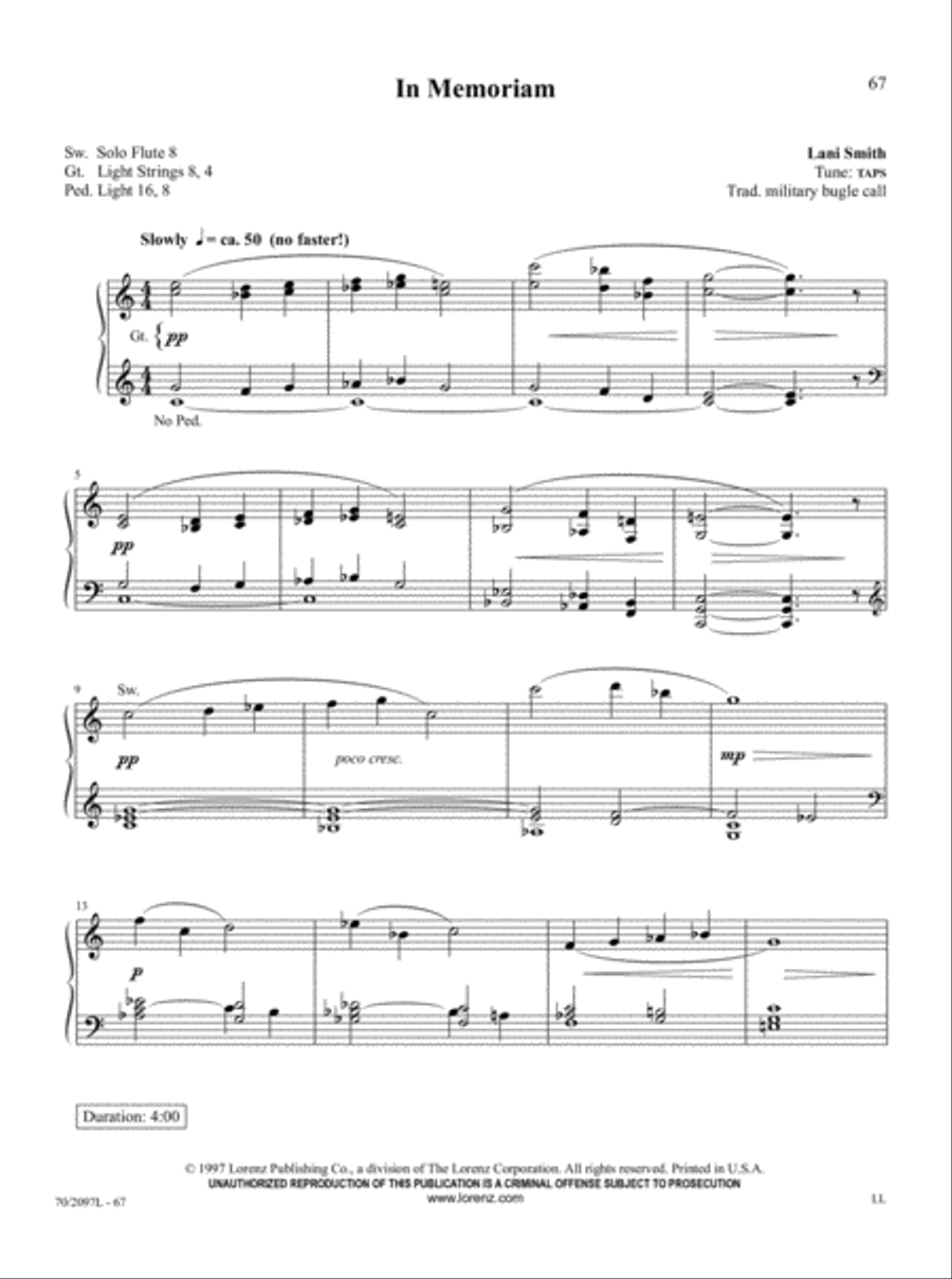 The Sacred Organ Library, Vol. 3 Organ Solo scores gallery preview page 19
