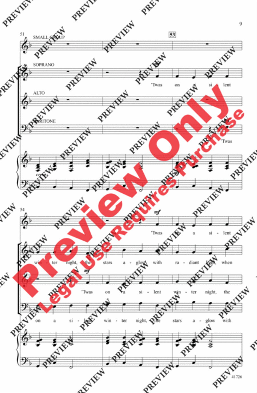 Winter Canon Winter Canon 3-Part scores gallery preview page 19