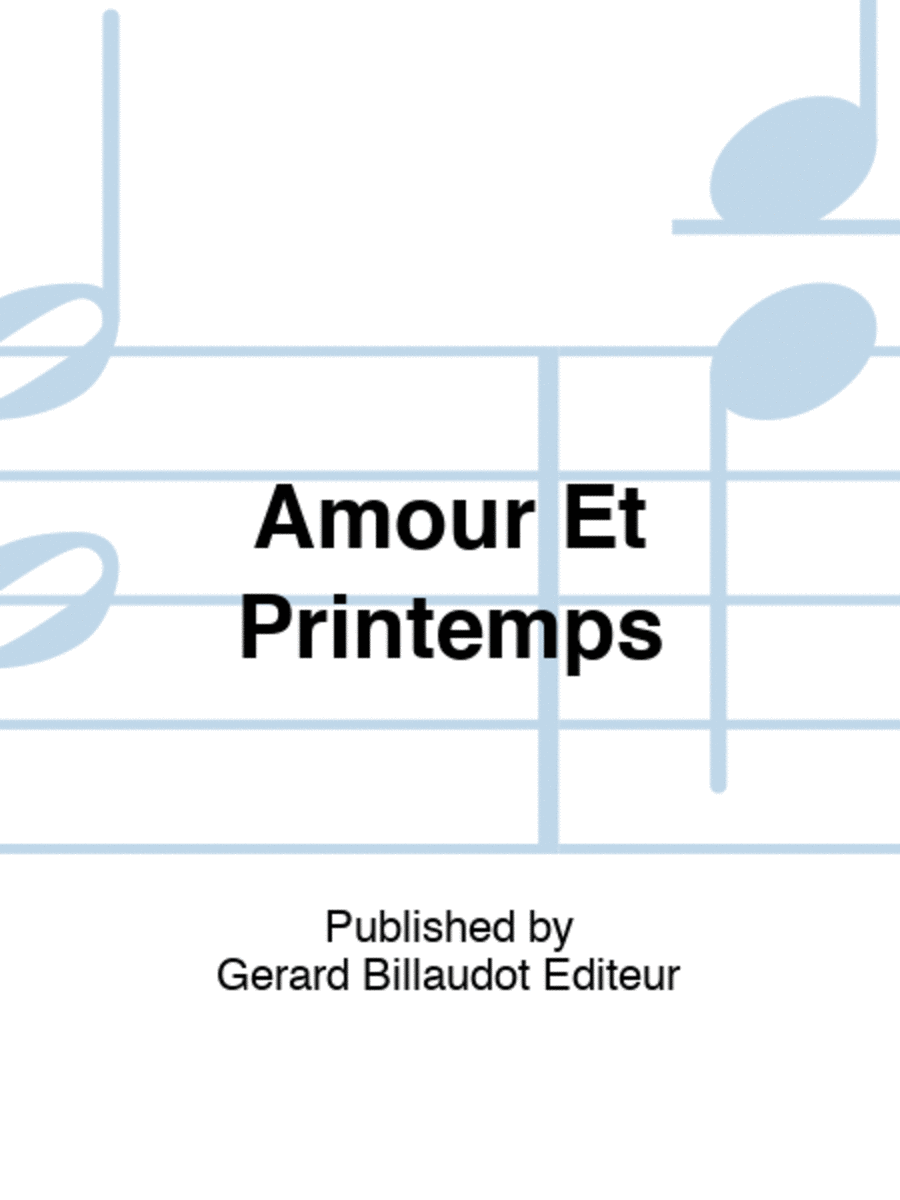 Amour Et Printemps School and Community scores gallery preview page 1
