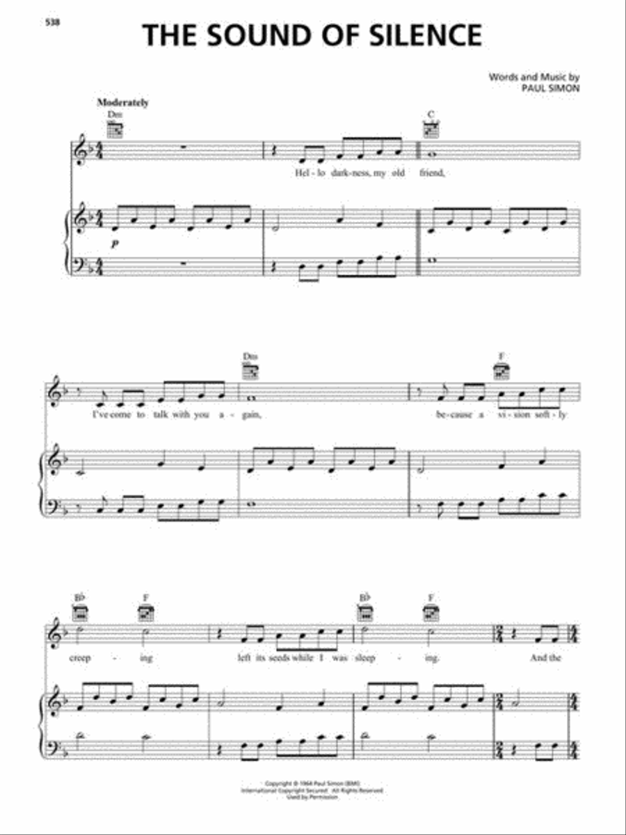 151 of the Most Beautiful Songs Ever Piano, Vocal, Guitar scores gallery preview page 8