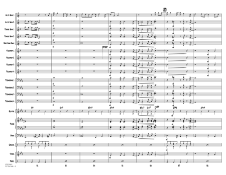 It's Too Late (Alto Saxophone Feature) - Full Score