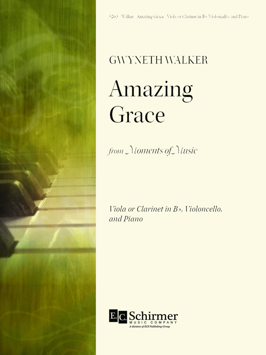 Amazing Grace B-Flat Clarinet scores gallery preview page 1