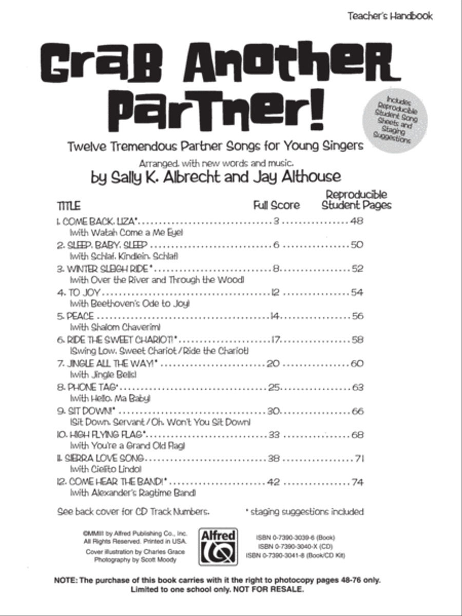 Grab Another Partner - Soundtrax CD (CD only) Choir scores gallery preview page 2