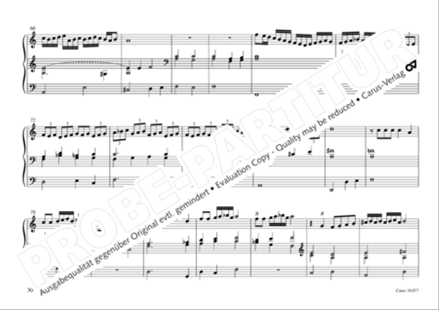 Organ music of the Hasse family Organ Solo scores gallery preview page 31