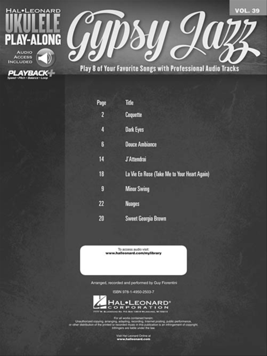 Gypsy Jazz Ukulele scores gallery preview page 3