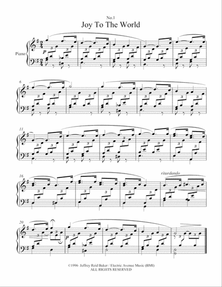 Chistmascenen (7 Holiday Songs after Robert Schumann) Piano Solo scores gallery preview page 2