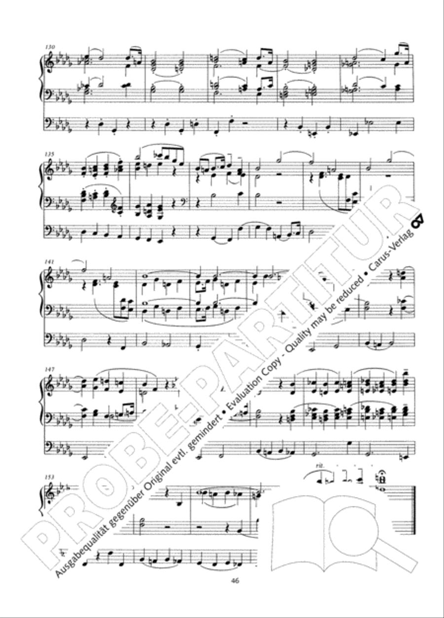Zwolf Charakterstucke op. 156 Organ Solo scores gallery preview page 47