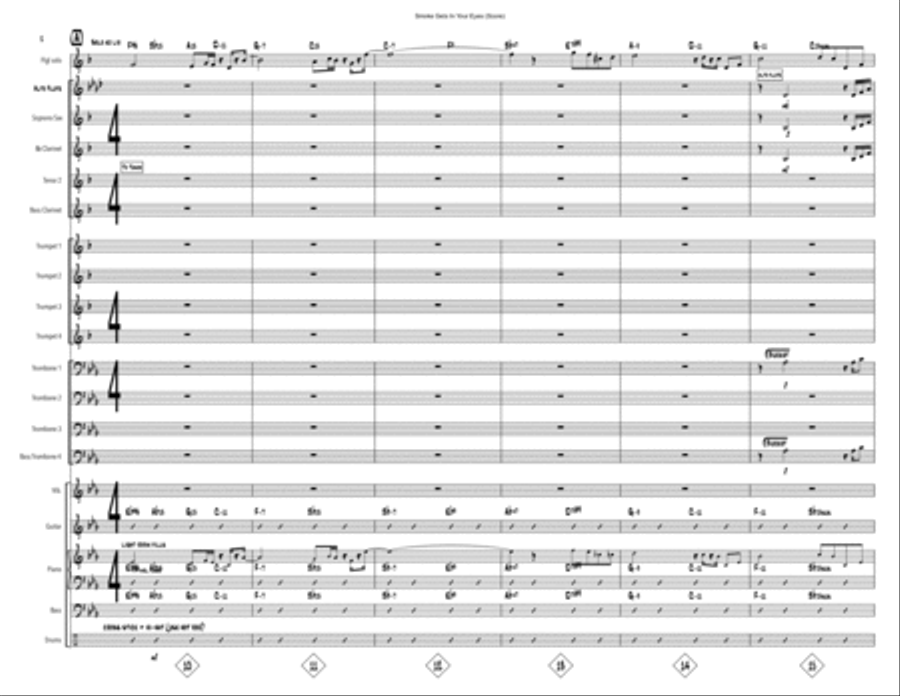 Smoke Gets In Your Eyes Smoke Gets In Your Eyes Large Ensemble scores gallery preview page 2