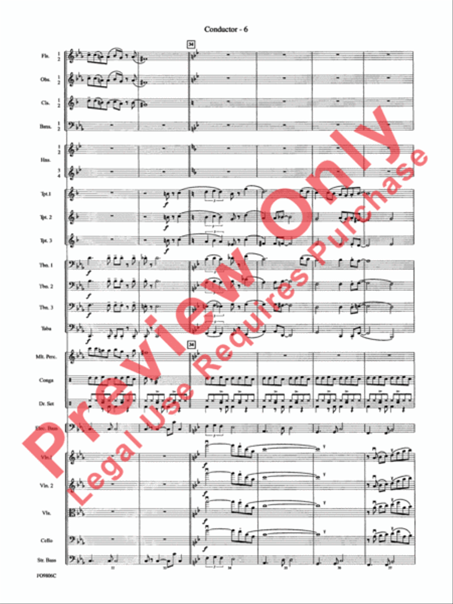 Let It Snow! Let It Snow! Let It Snow! Full Orchestra scores gallery preview page 8