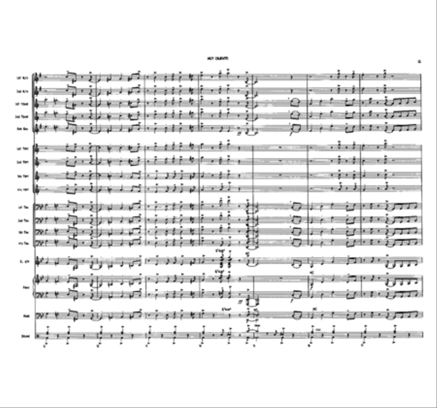Muy Caliente! Jazz Ensemble scores gallery preview page 11