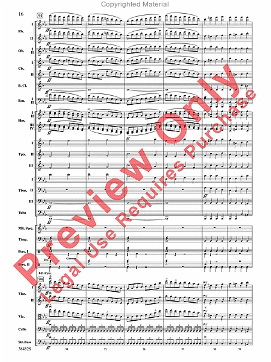 1812 Overture Full Orchestra scores gallery preview page 17