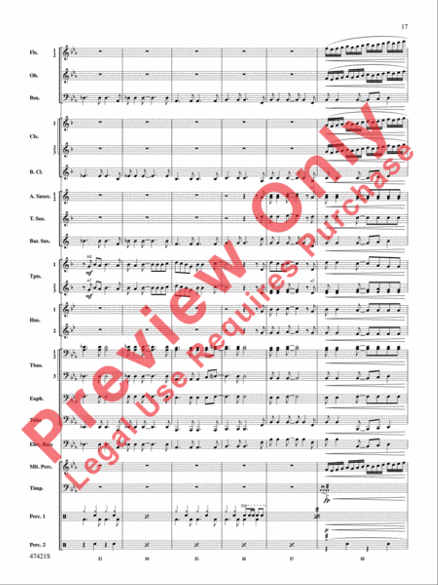 Meat Loaf---The Hits Meat Loaf---The Hits Concert Band scores gallery preview page 18