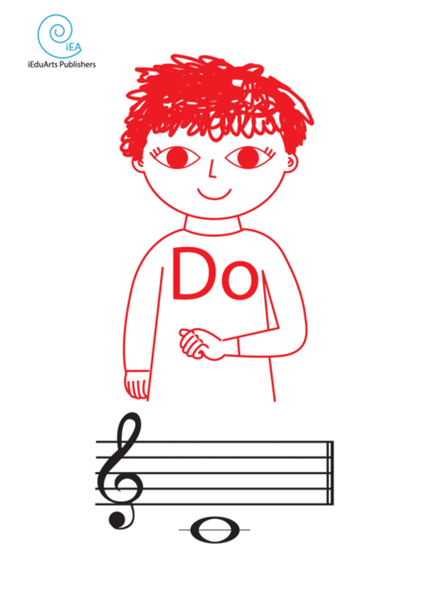 KODALY METHOD PDF 8 SHEETS A4 COLORED HAND SINGS NAME MUSIC NOTES IN SPANISH