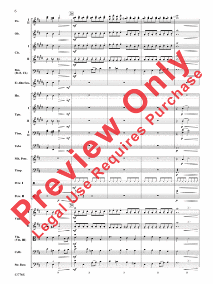 From the Realms of Glory! Full Orchestra scores gallery preview page 7