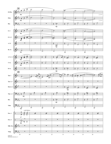 Selections from Up - Conductor Score (Full Score)