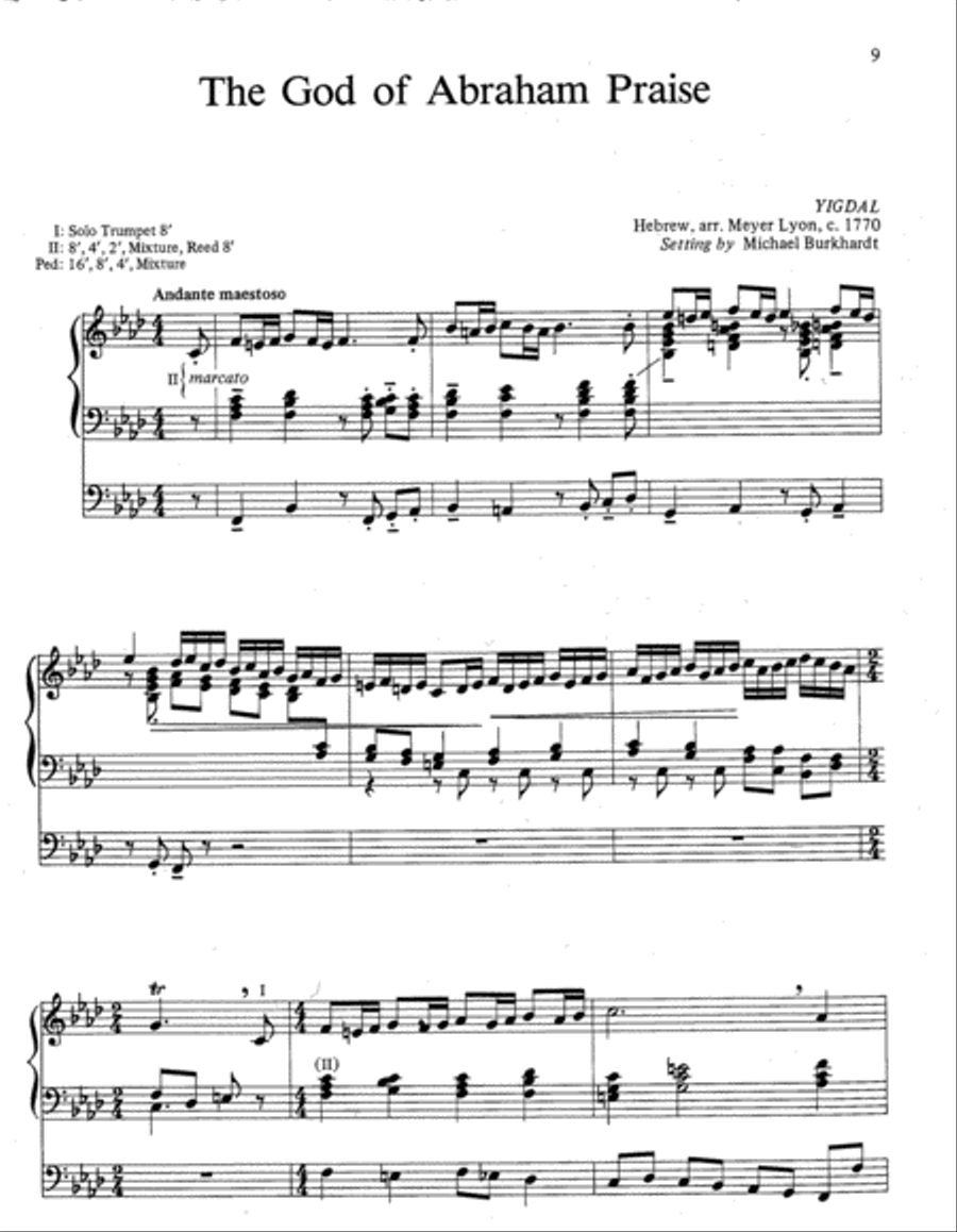 Praise and Thanksgiving, Set 3 Organ scores gallery preview page 4