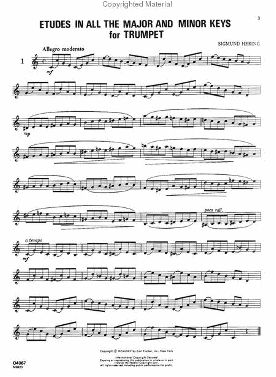 Etudes B-Flat Trumpet scores gallery preview page 2